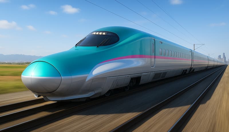 Mumbai-Ahmedabad Bullet Train Corridor - India's first high
speed rail project