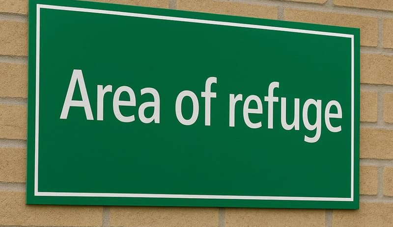 Refuge area in buildings - significance and regulations