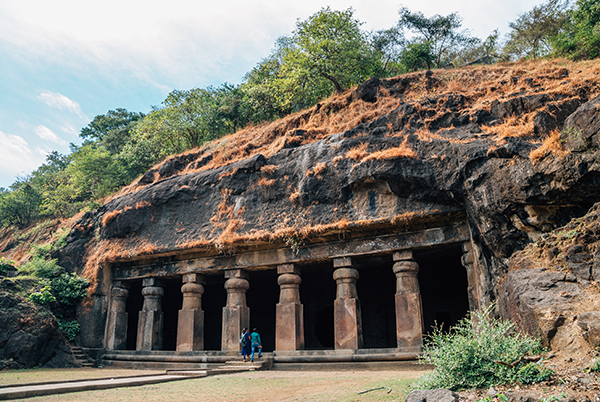 Ancient Elephanta Caves close to Haji Ali Dargah, Mumbai