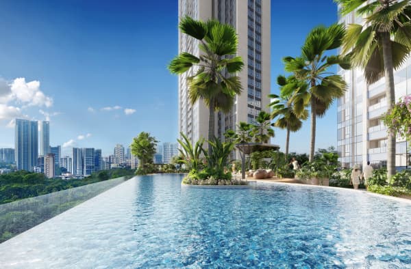 Piramal Aranya, luxury apartments in Byculla: Podium and recreational ground amenities designed to offer residents a resort-like experience.