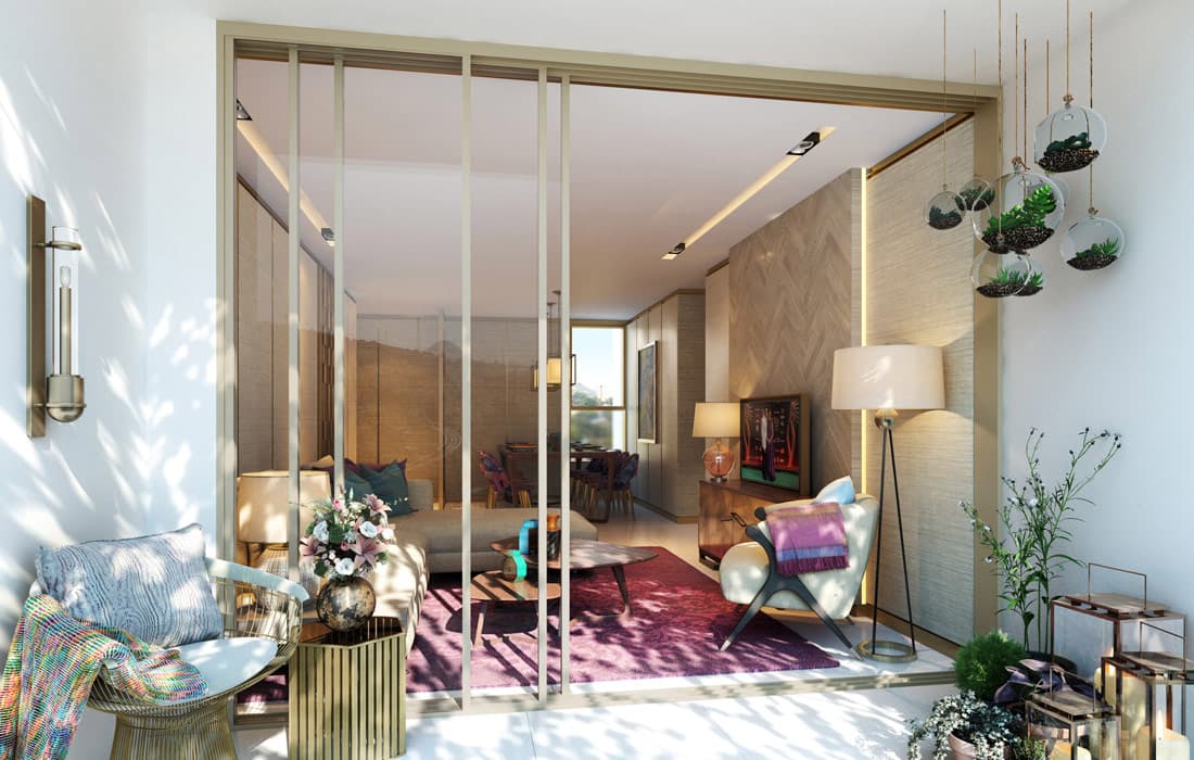 Piramal Revanta Living Room Design