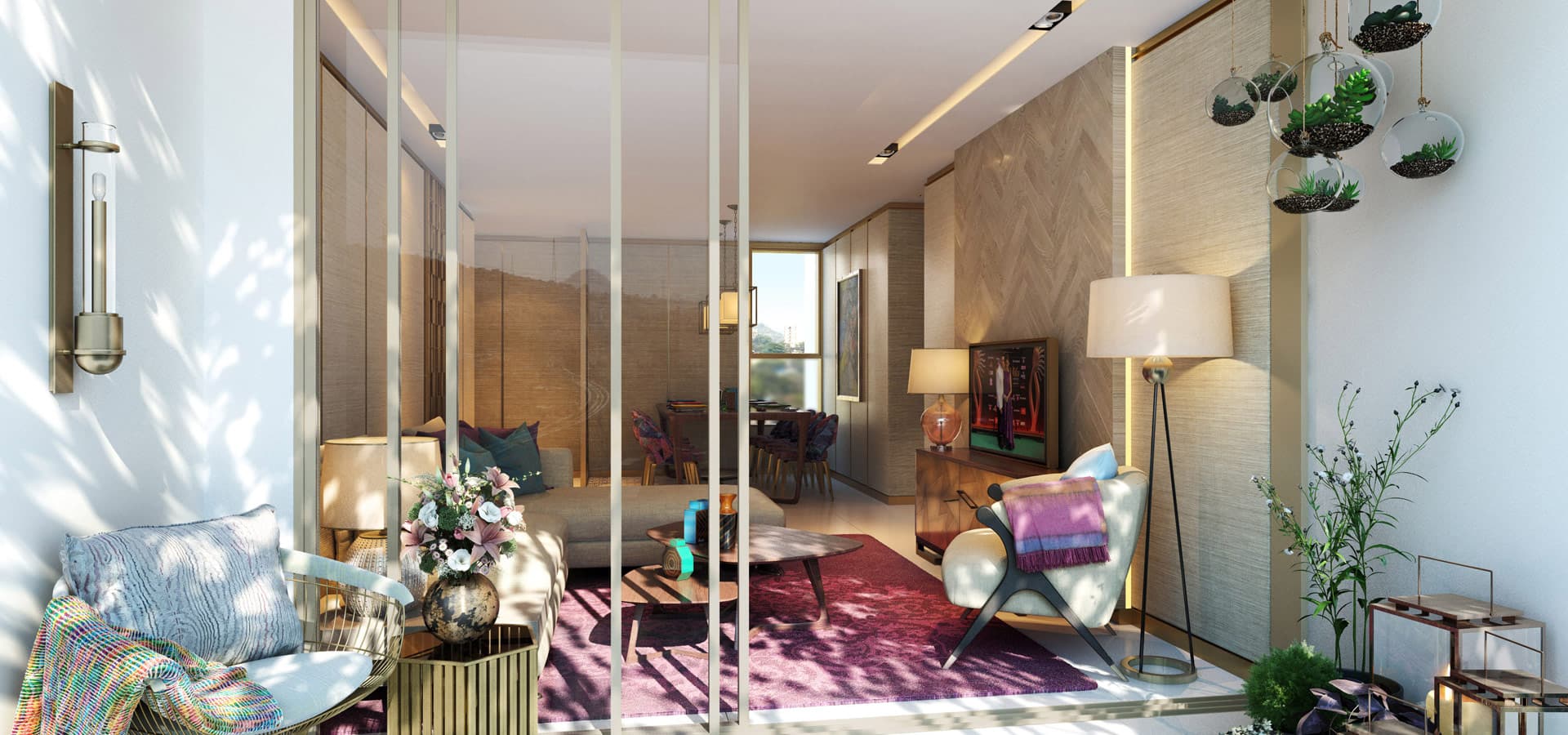 Piramal Revanta Living Room Design